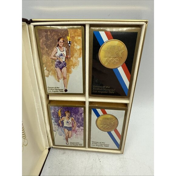 Laying Cards Commemorating the 1984 Los Angeles Olympics Congress Mint Edition - Picture 2 of 7